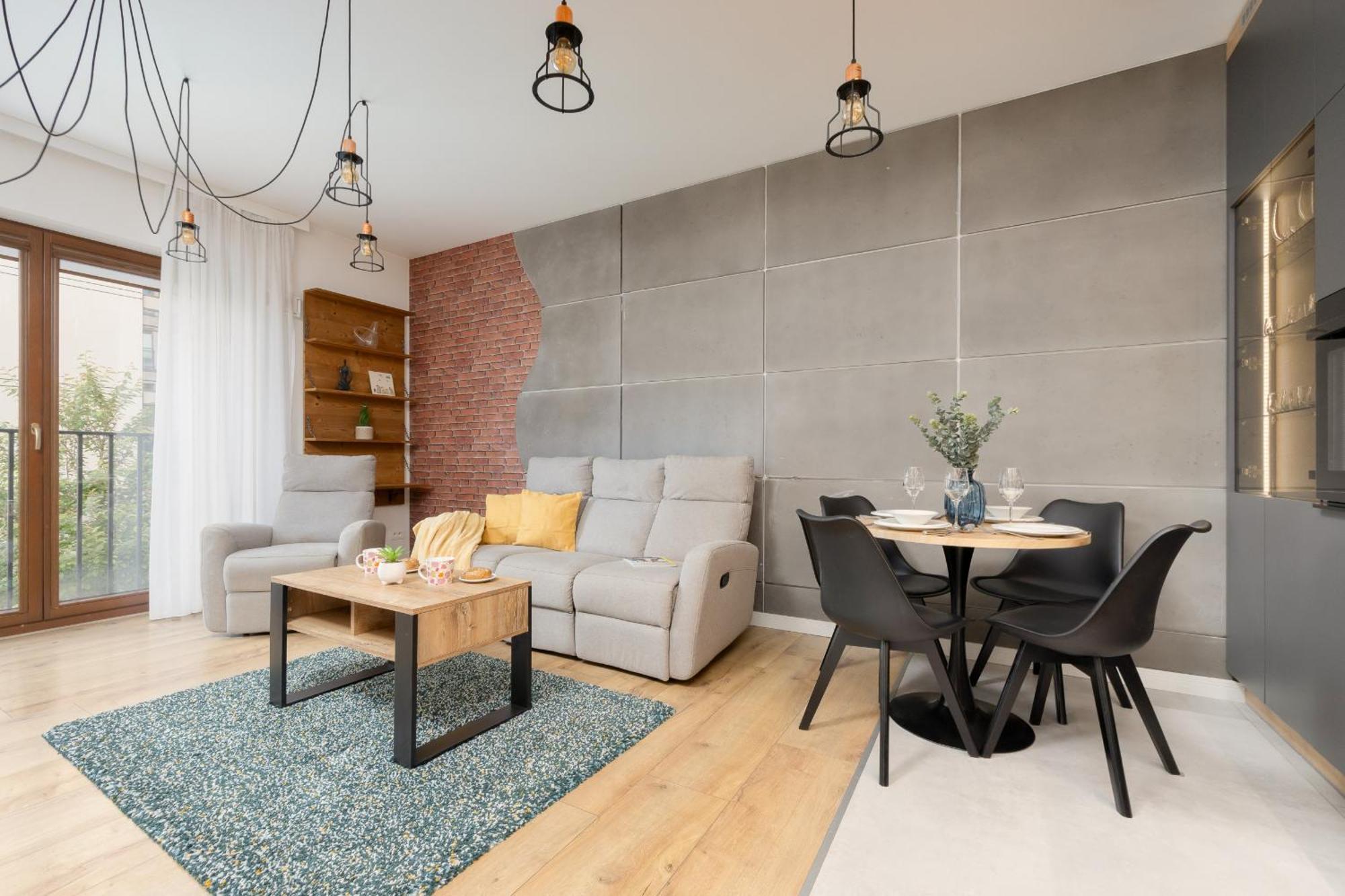 Appartement Przy Rzece Dla 2 Osob Z Parkingiem I Klimatyzacja W Warszawie By Rent Like *