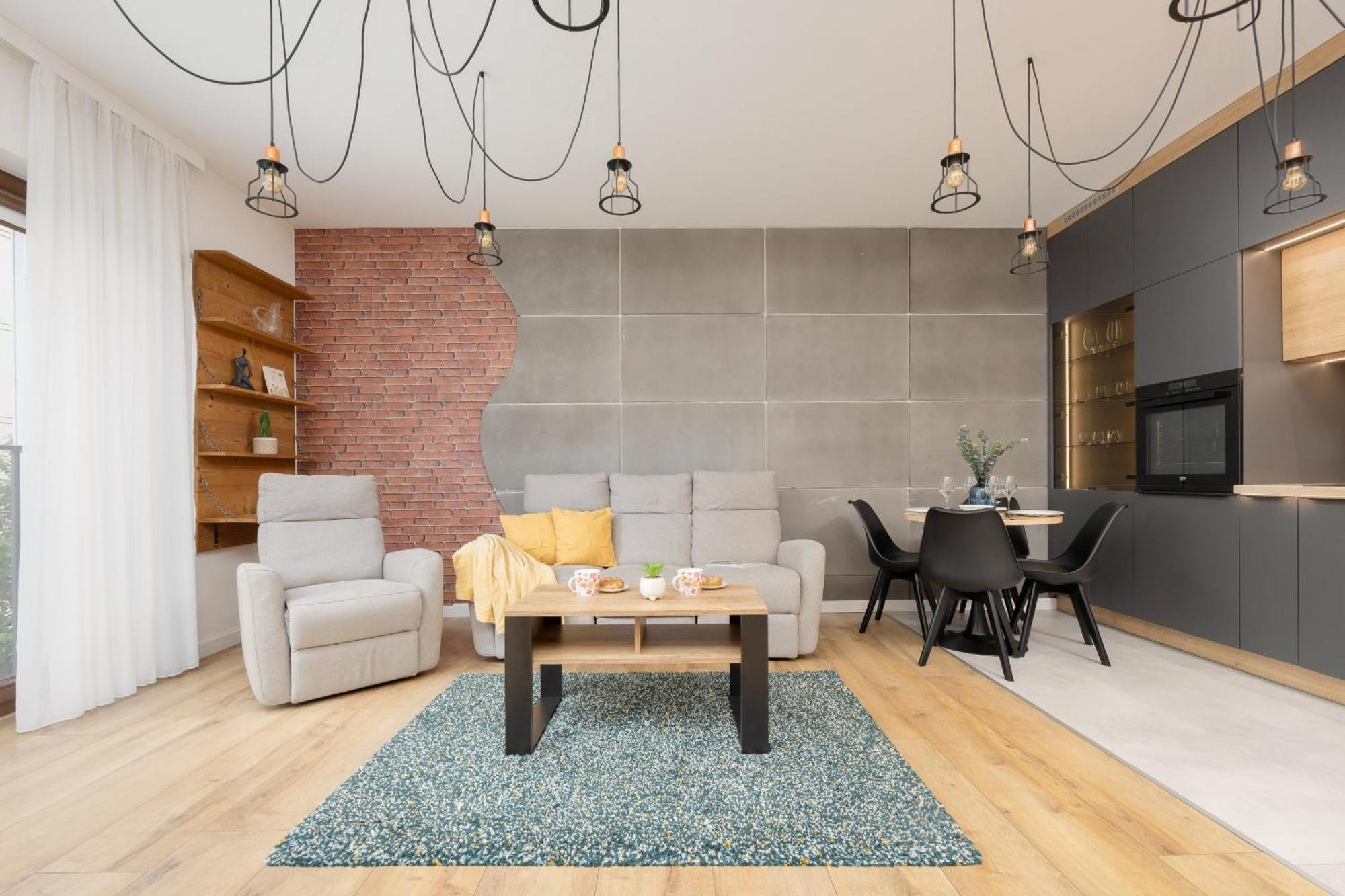 Przy Rzece Dla 2 Osob Z Parkingiem I Klimatyzacja W Warszawie By Rent Like Appartement Warschau
